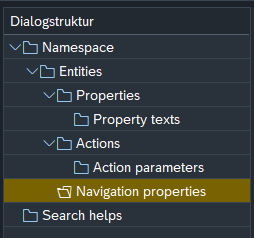 navigation property tree