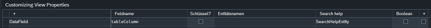 search help with an odata entity